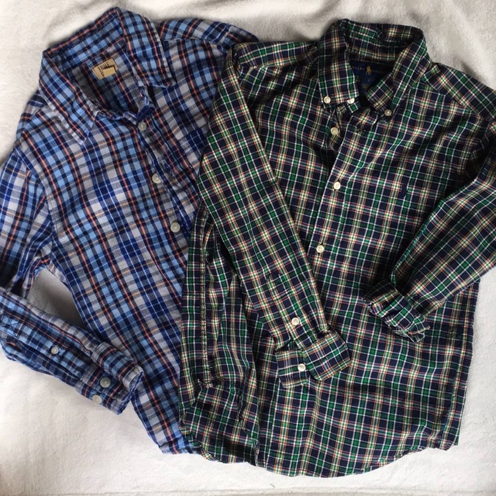 Ralph Lauren and True Craft boys button downs
